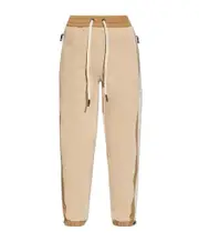 Moncler Grenoble Logo Patch Drawstring Track Pants XS,M camel beige