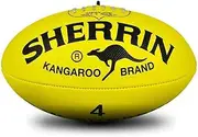 Sherrin KB All Surface Training Football, Yellow, Size 4