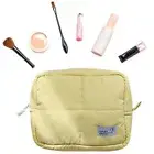 Quilted Makeup Bag Square Skincare Storage Bag Cosmetic Pouch Sundry Organizer