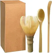 Matcha Whisk Set, Dishwasher Safe Upgraded Resin Plastic Matcha Whisk with Bamboo Spoon