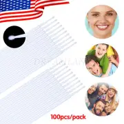 100pcs Dental Micro Brush Disposable Materials Tooth Applicators Fine 1.5mm