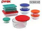 Pyrex 18-Piece Simply Store Glass Food Container Set - Multi
