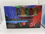 C9 LED Christmas Light Set Indoor Outdoor Home Holiday Party String Lights Decor