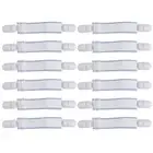 12 Pcs Sheet Buckle Heavy Duty Bed Fasteners Elastics Bedsheet Clip Straps