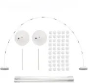 round shape balloon arch fiber balloon stand for party decoration