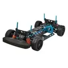 RC Car Carbon Fiber Body Frame Chassis Kit for Tamiya TT01 Model Accessories