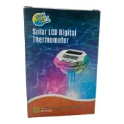 Solar LCD Digital Pool Spa Thermometer Swim Sportz Floating Light Show