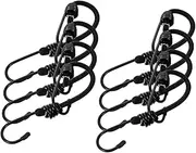 GANAZONO 8pcs Tie Down Straps for Scooters Bungee Ropes with Hooks Scooters Binding Straps Motorcycle Tie Down Strap Luggage Fixing Bungee Cords
