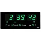 Digital Alarm Clock LED Desk Alarm Clock Temperature/Date Display for Bedroom
