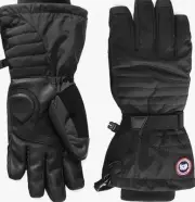 CANADA GOOSE Women's Arctic Down Small Down-filled Black Goves New with Tags