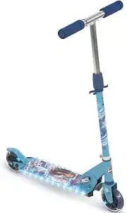 Disney FROZEN Elsa Olaf Anna 50 LED MOTION LIGHT UP DECK & WHEELS Inline Scooter