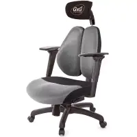 在飛比找博客來優惠-GXG 雙軸枕 DUO KING 記憶棉工學椅(3D手遊休閒