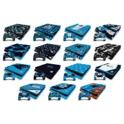 OFFICIAL NFL CAROLINA PANTHERS VINYL SKIN FOR PS4 SLIM CONSOLE & CONTROLLER