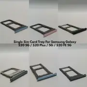 Single Sim Card Holder Tray For Samsung Galaxy S20 5G / S20 Plus / S20 Plus 5G