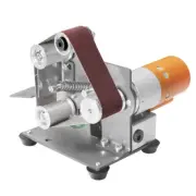 110/220V Mini Electric Belt Sander Bench Grinder Multifunction Polishing Machine