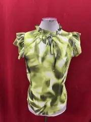 ANNE KLEIN BLOUSE/SIZE LARGE /NEW WITH TAG/RETAIL$99/CHIFFON