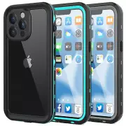 iPhone 12 13 14 15 Pro Max Waterproof Case Cover Shockproof w/ Screen Protector