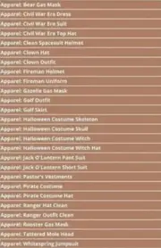 (Xbox) All Spooky Scorched Costumes and Apparel