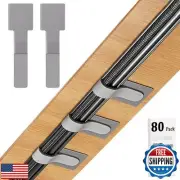 80PCS Hook and Loop Cable Straps, Cable Management Under Desk, Self Adhesive