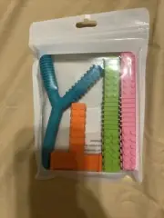 Sensory Chew Toys 4 Pack Silicone Chew Tube Teething