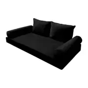 |SLIPCOVER ONLY| V1 Velvet Indoor Daybed Mattress Pillow Pipe Trim Full AD374