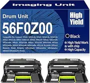 56F0Z00 Imaging Unit High Yield Drum Unit Compatible for Lexmark MS321 MS421 MS521 MS621 MS622 MX321 MX421 MX521 MX522 MX622 MB2328 MB2442 MB2546 MB2650 Printers 60000 Pages,56F0Z00 Black-2PC
