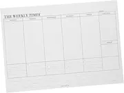 TEMPNAP Weekly Planner Notepad Undated Horizontal Planning Pad with Tear Off Daily Schedule Sheets for Home Students and Professionals Self Fill Design for Easy Daily Tracking and