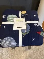 Pottery Barn Kids Solar System Glow-in-the-Dark TWIN Quilt NWT