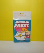 Vintage American Greetings Space Spaceship Party Invitations