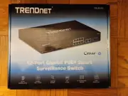 TRENDnet TPE-3012LS, 12-Port Gigabit PoE+ Smart Surveillance Switch