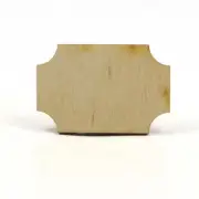 Rectangle - 1-1/2 x 1 x 1/8 inch with con-caved corners (RTIC01)