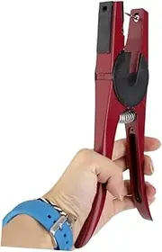 COOPHYA Ear Tag Applicator Tool for Cattle and Sheep Red Design Precision Incision Durable One Construction for Livestock Identification