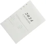 PLAFOPE Loose Leaf Daily Planner Notebook Portable Academic Notepad for Organizing Personalizing Convenient Office Accessory for Note Taking Scheduling