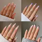 Tool Full Cover Almond False Nails French Fake Nails Nail Tips Wearable