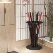 Rotating Sword Rack 8-Tier Samurai Sword Holder Martial Arts Blade Display Stand
