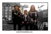 Motörhead signed 12x18 inch photograph poster - Motorhead - Ace of Spades