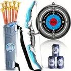 Light-Up Kids Bow and Arrow Set with Target and Quiver Toy Gifts