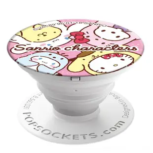 PopSockets 泡泡騷 美國 No.1 時尚手機支架-凱蒂貓x布丁狗x帕恰狗-轉轉汪汪