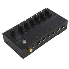 (EU Plug)Sound Mixer Ultra Compact Metal Low Noise 6 Channel Stereo Line Mi PLM