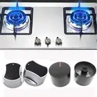2pcs Zinc Alloy Rotary Switches Replacement Switch Knob Kitchen Cooktop Oven