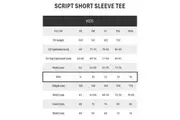 Boy's Script Short Sleeves Tee [Size: 10]