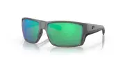 Costa Del Mar 9080-08 63 Reefton Pro Mat Grey Green Mirror Polarized Sunglasses