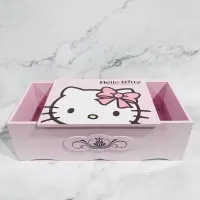 在飛比找蝦皮購物優惠-Hello Kitty木盒飾品收納化妝鏡