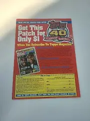 TOPPS v print ad Killer Bees Bonds Bonilla 1991 MAG Subscription offer 8x11
