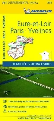 Eure-et-Loir, Paris, Yvelines - Michelin Local Map 311 - 9782067202139