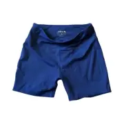 Baleaf High Waist Biker Shorts Navy Pockets Kids Size Large