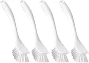 IKEA ANTAGEN White Washing Up Dish Brush with Scraper Edge - Set of 4