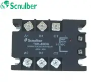 Scnulber three-phase solid state relay TSR-40DA 480VAC 40A DC control AC