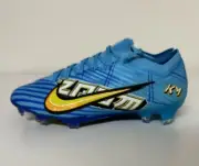 Nike Zoom Mercurial Vapor 15 Elite KM FG Mens Sz 7/ Women Sz 8.5 Blue DR9996-400