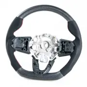 Flat Bottom Matte Carbon Suede Steering Wheel For Mini F54 F55 F56 F57 F60 F61 (for: Mini)